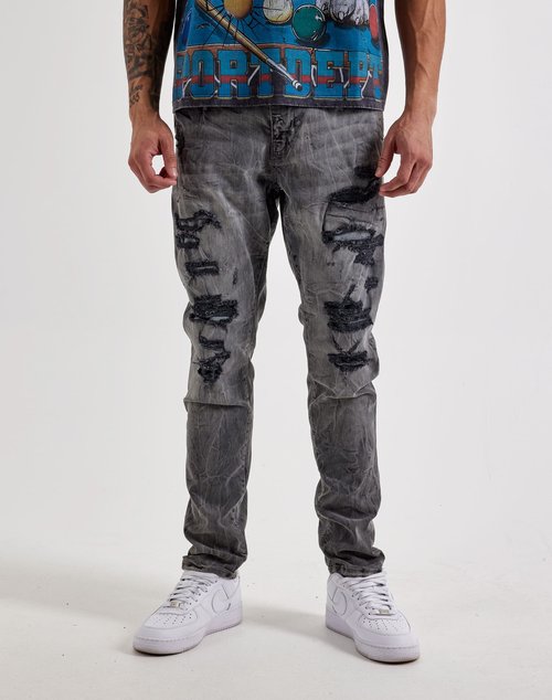 Air Jordan Craig Ripped Sean Jeans - Grey - JS3310-SMOKEDGREY