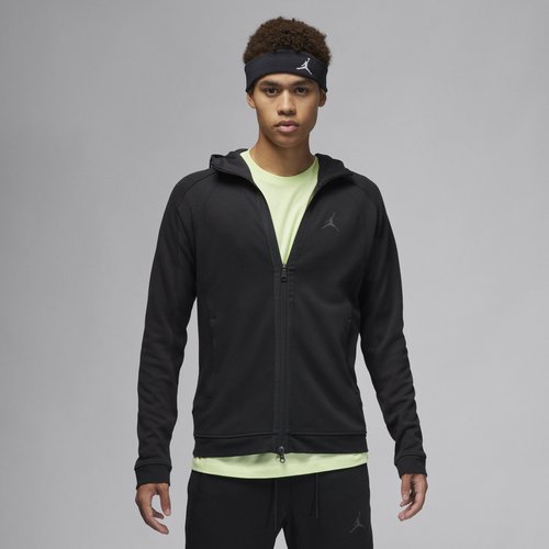 Air Jordan Dri-FIT Sport Air Fleece Full-Zip Hoodie - Black/Black - DV9783-010