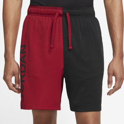 Air Jordan Dri-FIT Sport Mesh Graphic Shorts - Gym Red/Black/Gym Red - DM1815-687