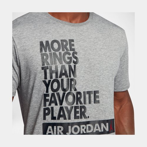 Air Jordan Dry More Rings T-Shirt - Grey - 864939-091