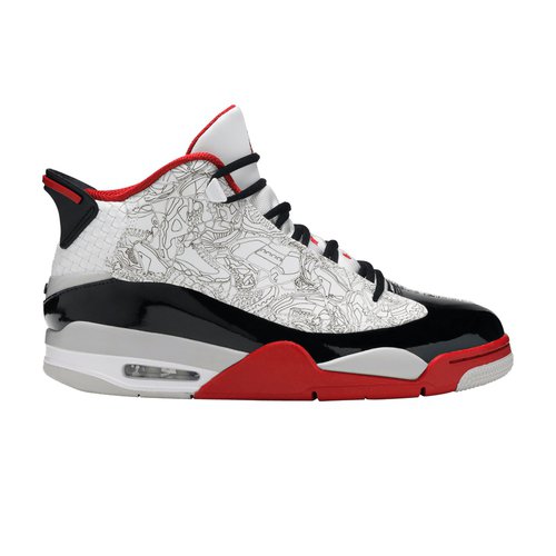 jordan dub zero white varsity red