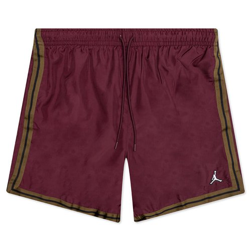 Air Jordan Essentails Woven Shorts - Cherrywood Red/White - DQ7354-680