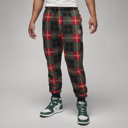Air Jordan Essential Holiday Fleece Pants - Gym Red - DV9388-687