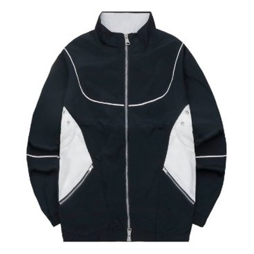 Air Jordan Essential Statement Warm Up Jacket - Black/Grey - DV7625-010