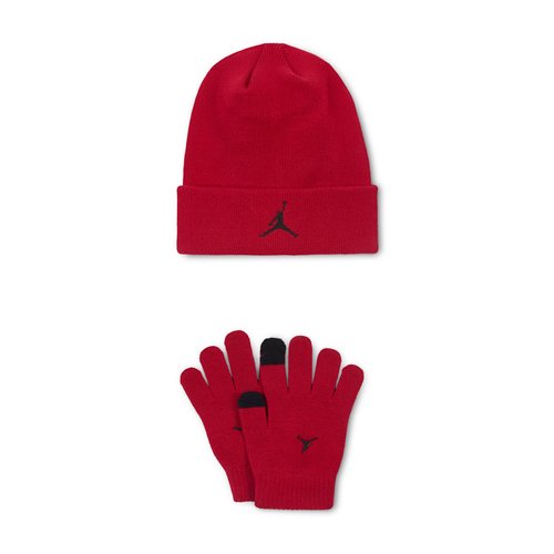 Air Jordan Essentials 2-Piece Beanie Set - Gym Red - 9A0836-R78