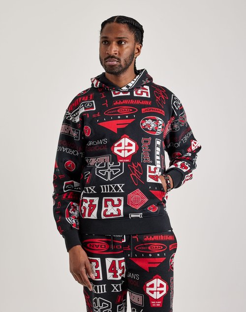 Air Jordan Essentials Fleece Pullover Hoodie - Black - HM7254-010