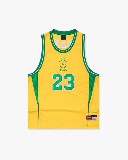 Air Jordan Essentials Mesh Jersey - Varsity Maize/Lucky Green - II5378-741