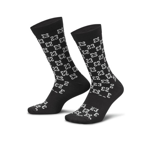 Air Jordan Everyday Essentials Crew Socks - Black/Photon Dust - FJ6823-010