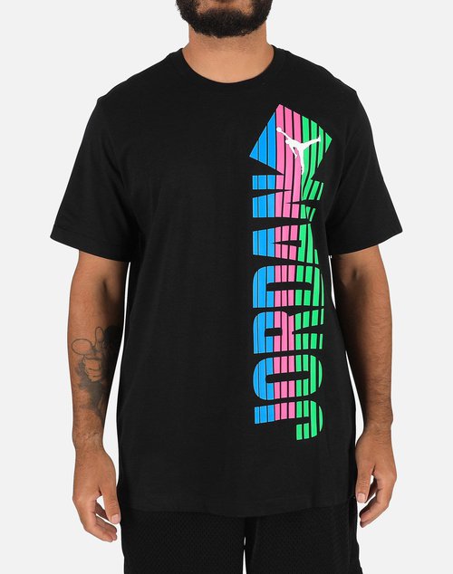 Air Jordan FADE WORDMARK LOGO TEE - Black - CJ6294-010