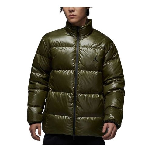 Air Jordan Flight Down Puffer Jacket Asia Sizing - Olive Green - FV7272-222