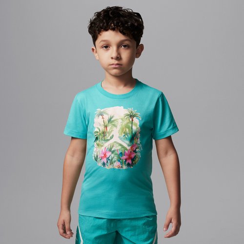 Air Jordan Flight Essentials Poolside Jumpman T-Shirt - Washed Teal - 85F049-B5P