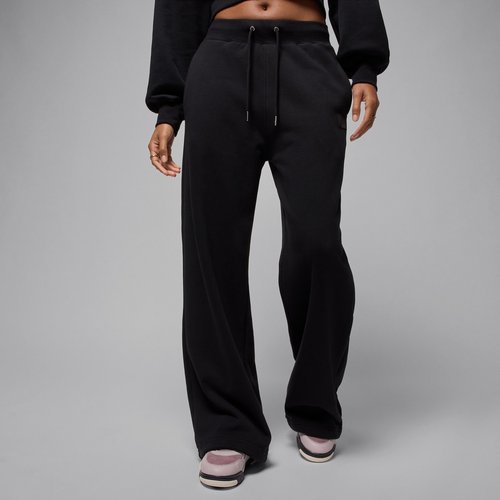 Air Jordan French Terry Open-Hem Pants - Black/Dark Smoke Grey - IF3590-010