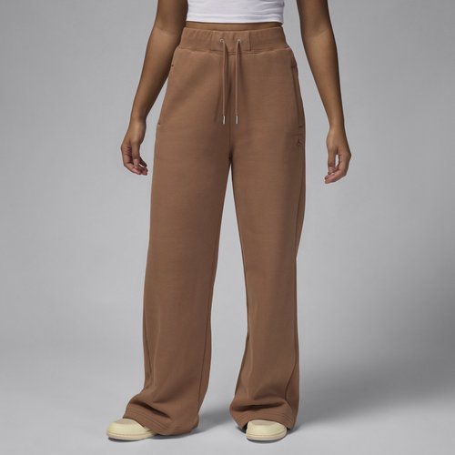 Air Jordan Flight Fleece Open-Hem Pants - Archaeo Brown - FV7155-223