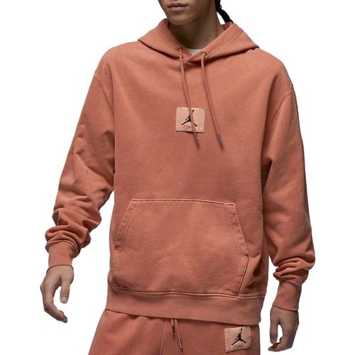 Air Jordan Flight Fleece Pullover Hoodie - Orange/Red - FB7291-810