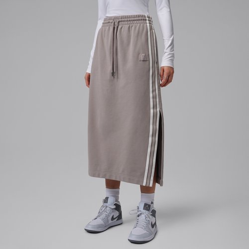 Air Jordan Flight Fleece Skirt - Enigma Stone/Cobblestone - IF1032-016