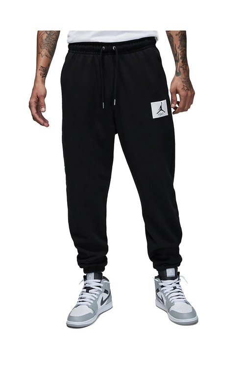 Air Jordan Flight Fleece Sweatpants - Black/Sail - DQ7468-010-S