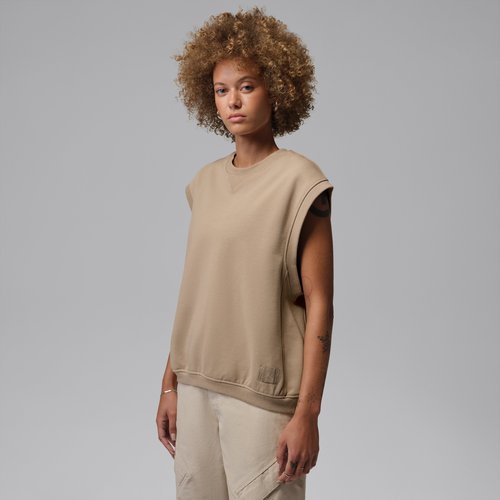 Air Jordan Flight Fleece Vest - Khaki/Limestone - IF1151-247
