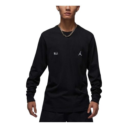 Air Jordan Flight Graphic Long Sleeve T-shirt Asia Sizing - Black/White/White - FZ1935-010