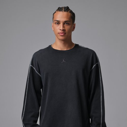Air Jordan Flight Heavyweight Long-Sleeve Top - Black/Sail/Black - IF1829-010