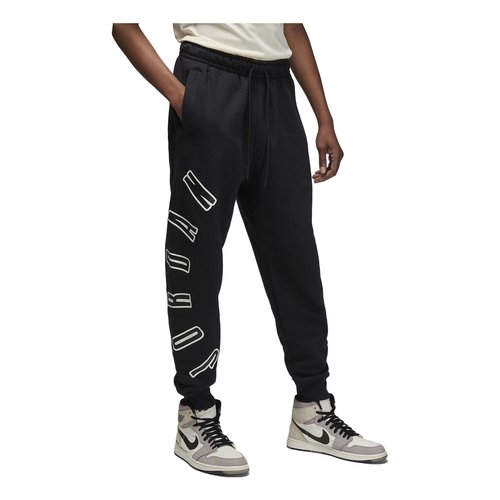 Air Jordan Flight MVP Fleece Sweatpants - Black/Multi-Color - FB7028-010