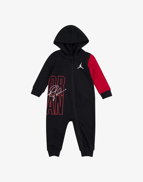 Air Jordan Full-Zip Coverall - Black/Red - 65A849-023