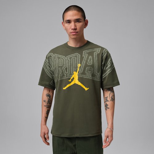 Air Jordan Graphic T-Shirt - Cargo Khaki/Bright Citron - IQ0708-325