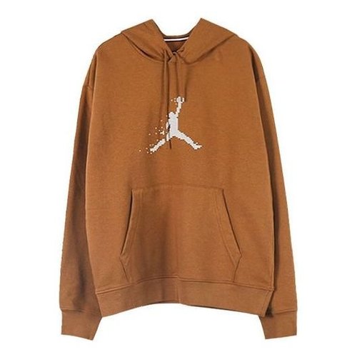 Air Jordan Holiday Fleece Pullover Hoodie - Light British Tan/Sail - FD7466-281