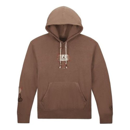 Air Jordan x Travis Scott Hoodie | Size M - Brown - DO4094-256
