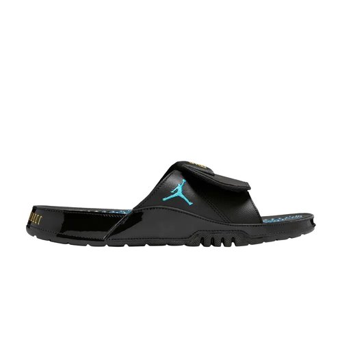 Air Jordan Hydro 11 Retro Slide - Black/Varsity Maize/Gamma Blue - FN2452-047