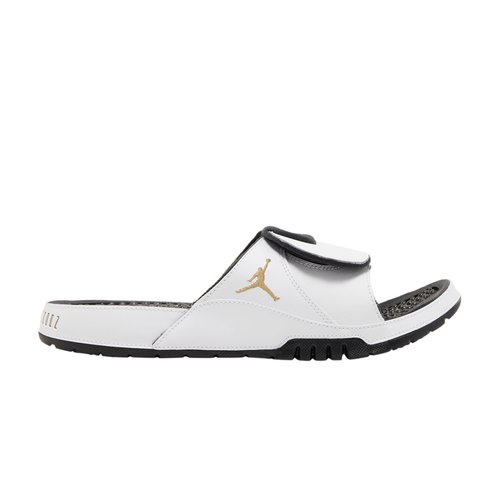 Air Jordan Hydro 11 Retro Slide - White/Black/Metallic Gold - FN2452-170