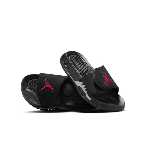 Air Jordan Hydro 5 Retro Slide - Black/Silver/Fire Red - 555511-061