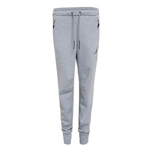 Air Jordan Icon Fleece Cuffed Sweatpants - Grey - 809475-065