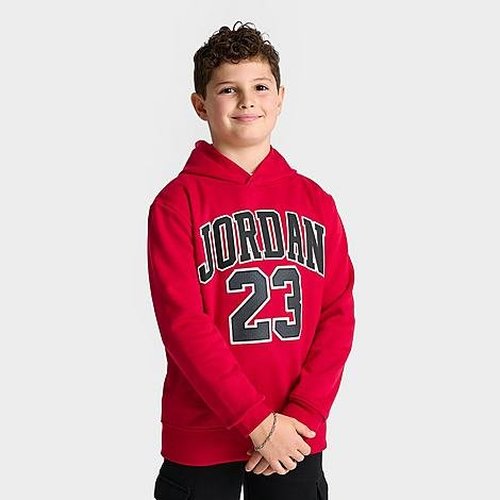Air Jordan Jersey Shirt Pullover Hoodie Size Small Cotton/Polyester/Fleece - Gym Red - 95C479-608
