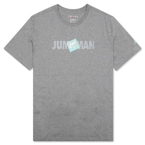 Air Jordan Jumpman Classics Tee carbon heather white - Carbon Heather/White - CV3405-091