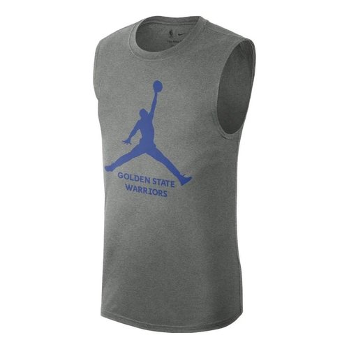 Air Jordan Logo x NBAen State Warriors Essential Tank - Grey/Multi-Color/Gold - FQ1971-063