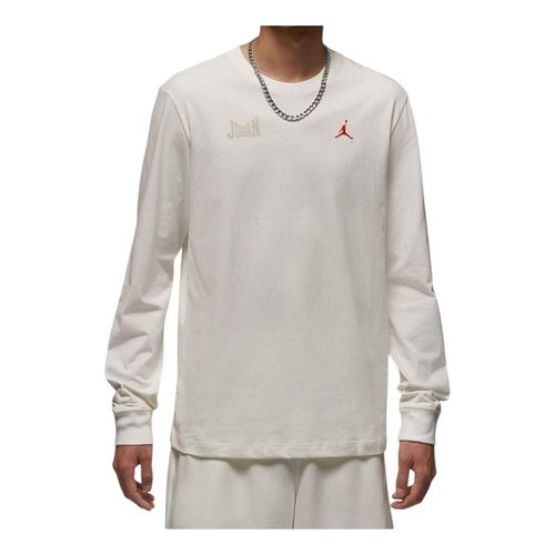 Air Jordan Long Sleeve Graphic T-Shirt - Sail/White - IM3387-133