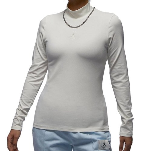 Air Jordan Long-Sleeve Mock Neck Top Asia Sizing - Sail - FQ8061-133