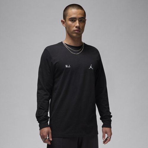 Air Jordan Long-Sleeve Top - Black/White/White - FZ1934-010