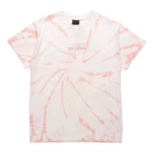 Air Jordan Loose Knit Tie Dye Printing Short Sleeve - Orange - DQ3903-100