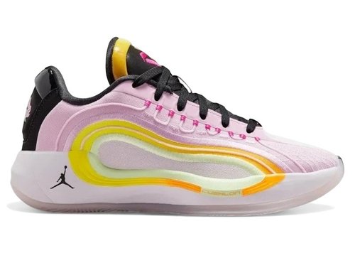 Air Jordan Luka 4 | Pink | Size 7 - Light Arctic Pink/Opti Yellow/Laser Orange/Black - IF0484-600