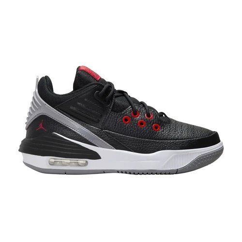 Air Jordan Max Aura 5 - Black/White/Cement Grey/University Red - DZ4352-061
