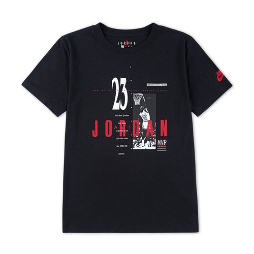 Air Jordan Mj Brand Gfx Ss Crew - Black - 95D625-023