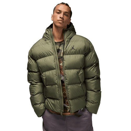 Air Jordan MJ BRK Puffer Jacket - Medium Olive/Black - HV0532-222