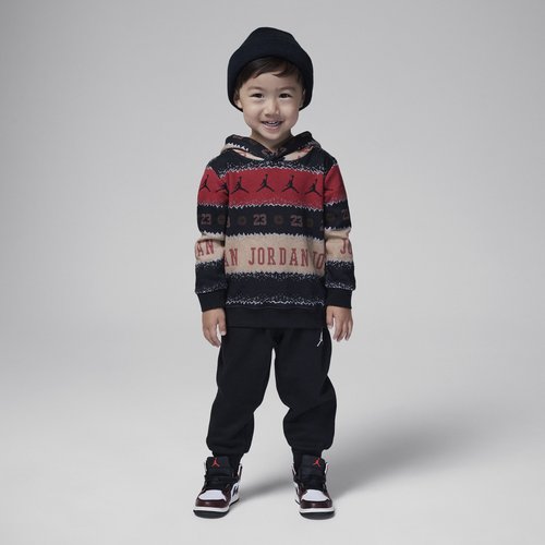 Air Jordan MJ Holiday Pullover Set 2-Piece Hoodie Set - Black - 75C785-023