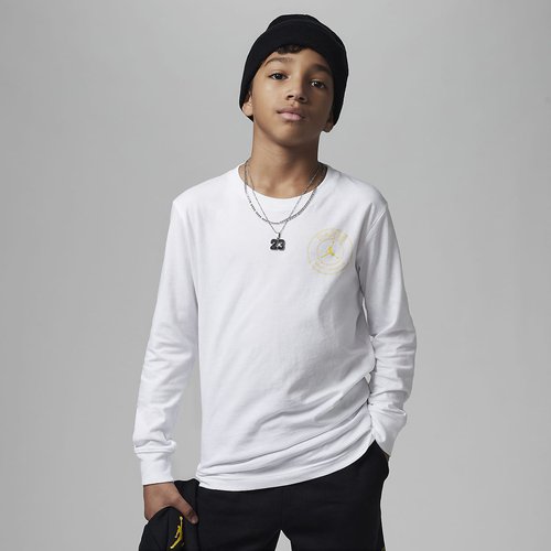 Air Jordan MJ Paris Saint-Germain Long Sleeve Tee - White - 95C218-001