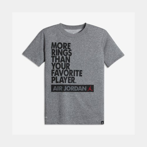 Air Jordan More Rings Tee T-Shirt - Grey - 954292-GEH