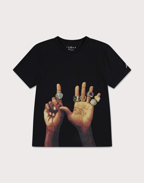 Air Jordan MVP Rings Big Tee - Black - 95F021-023
