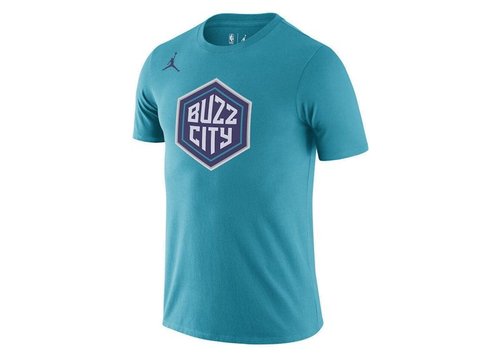 Air Jordan NBA Charlotte Hornets Logo DriFit T-Shirt - Teal - DA6003-415