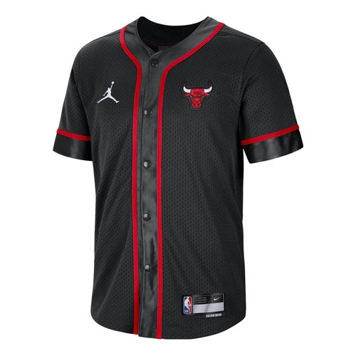 Air Jordan NBA Chicago Bulls Statement Edition Shirt - Black/Red/White - DR2405-010