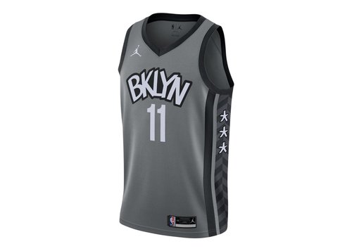 Nike NBA Brooklyn Nets Kyrie Irving Statement Edition 2020 Swingman Jersey - Grey/Black - CV9469-008